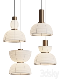 Retro Wabi Sabi Japanese Pendant Light