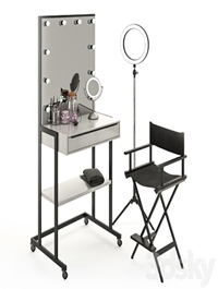 Makeup artist table