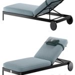 Oasis boutdoor chaise longue by giorgiocollection