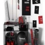 Red and black sports set