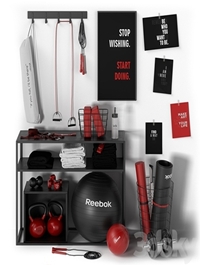 Red and black sports set