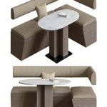 Corner sofa for the kitchen