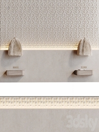 Decorative 3D wall panel 009