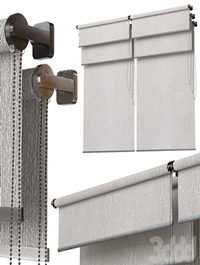Roller blinds. Set 10