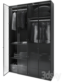 Modern Glass Door Wardrobe