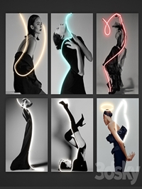 Neon light. Set 16