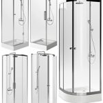 Shower cabins with trays STURM _ Set 1