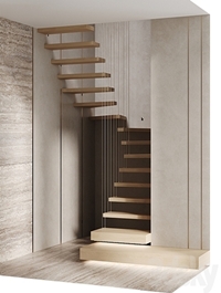 U-shaped staircase