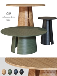 Cep TEULAT Dining and coffee table