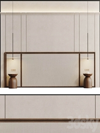 Decorative 3D wall panel 007