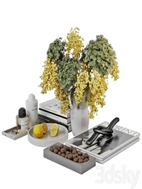 Decorative coffee table set