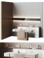 Modern spa with massage couch