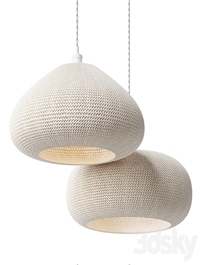 Iza & Yavora Japanese Wabi-Sabi pendant light