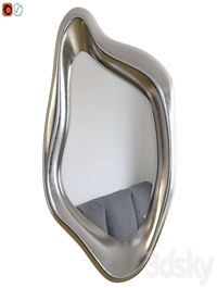 Mirror kare design. Mirror Hologram Silver