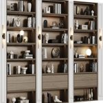Neoclassical modular shelving unit 01