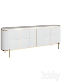 TV bench Modern Oval