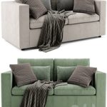 West Elm Harmony Modular 2 Seats Sofa