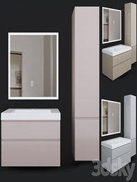 Cabinet with sink CUBO 80 Kerama Marazzi