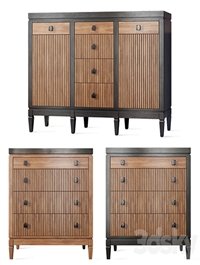 Chest of drawers buffet Foxtrot Siver Dresser sideboard
