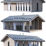 Frame modular house 120 m2 with PREFAB frame technology