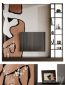 Wall composition. TV zone set