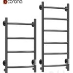 Electric towel warmer EWRIKA Safo PR1 80×50, black