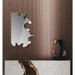 Reception desk with liquid element