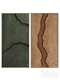 Set of art paintings from the Terra collection by Muddy
