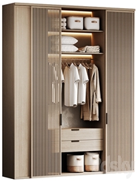 Wardrobe with filling-1