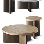 Four Hands Toli Travertine Coffee Table