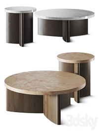 Four Hands Toli Travertine Coffee Table