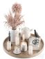 Wood and Pink Decorative Set with Wheat – Set 94