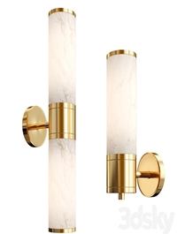 Brass Marble Wall Lamp