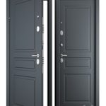 Entrance metal door Scandi 3 (Holz)