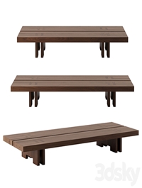 Rift coffee table wood BY ANDY KERSTENS