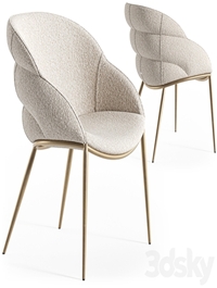 Cattelan Italia Camilla metal armchair