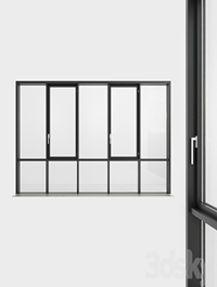 Panoramic glazing. Stained glass. 81