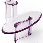 Studio Lukas Cober New Wave Liquid Stool and Low Table