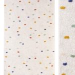 Polka dot carpet with pompoms Zara Home Colored Polka Dot Pompom Polka dot carpet with pompoms Zara Home Colored Polka Dot Pompom