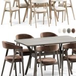 Trevor Chair, Webstr Table By Divanru Trevor Chair, Webstr Table By Divanru