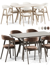 Trevor Chair, Webstr Table By Divanru