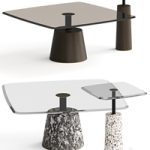 1stDibs Bronze Glass Fumed Eucalyptus Coffee Table