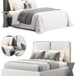 Gem Upholstered King Queen Bed