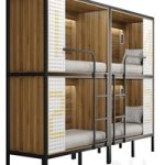 Bunk bed for hostel and dorm