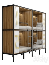 Bunk bed for hostel and dorm