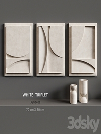 Relief White Triplet