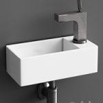 washbasin WeltWasser Aisbach & faucet Hansgrohe Axor Citterio