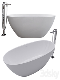 Free-Standing Bath Wila I Marmorin