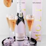 Sparkling wine in glasses. Alcohol