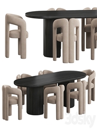Gubi Moon Dining set